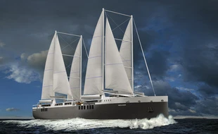 L'étonnant cargo à voiles de Neoline sera bien construit par Neopolia