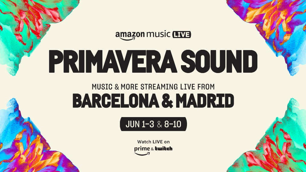 Amazon Music trasmetterà Primavera Sound in streaming su Twitch