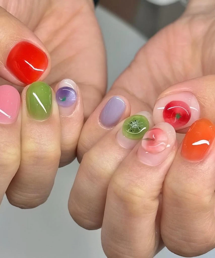 7 Fruity Nail Ideas (With A K-Beauty Twist) To Try This Summer