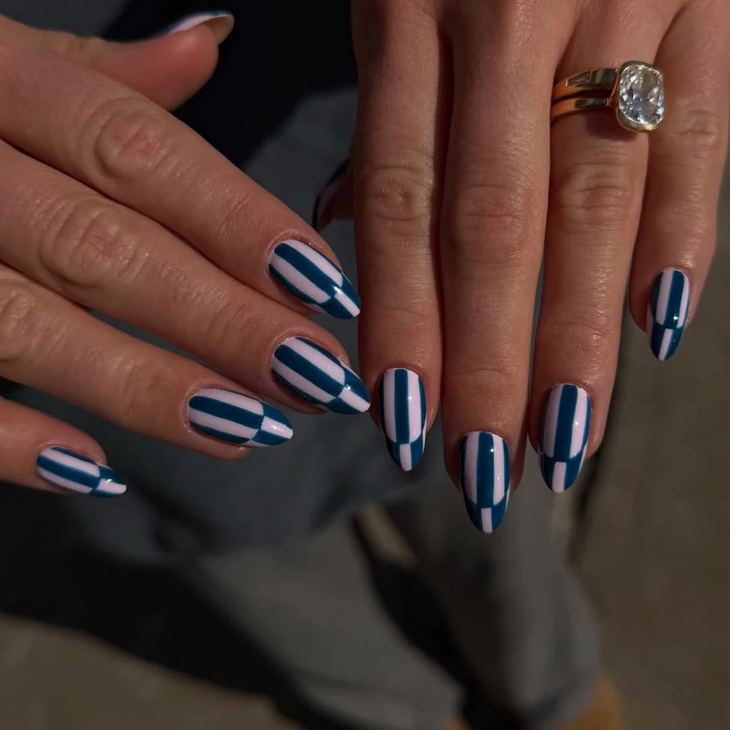 Optical Illusion French Tips Are Spring’s Standout Nail Design