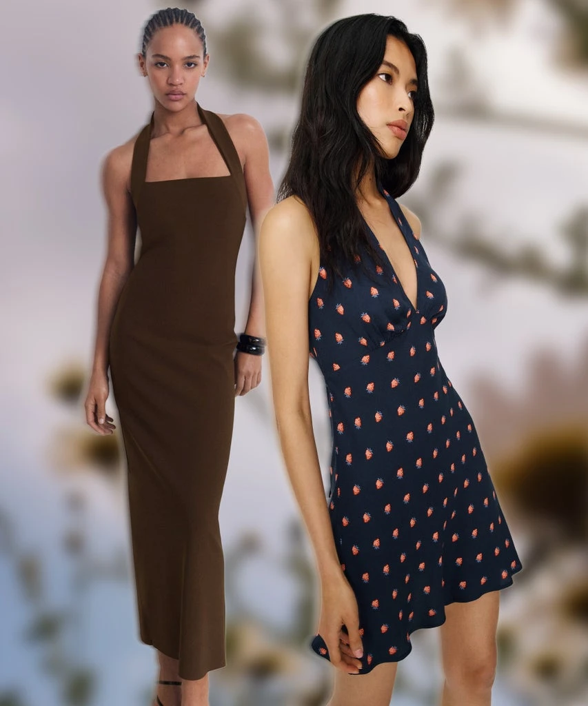 Halter Dresses Are This Summer’s Biggest Comeback Trend