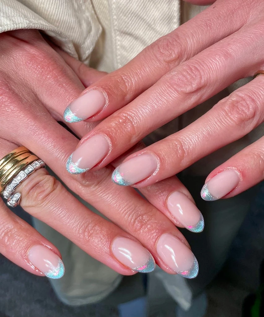 Glass French Nails Are A Modern Take On A Timeless Classic