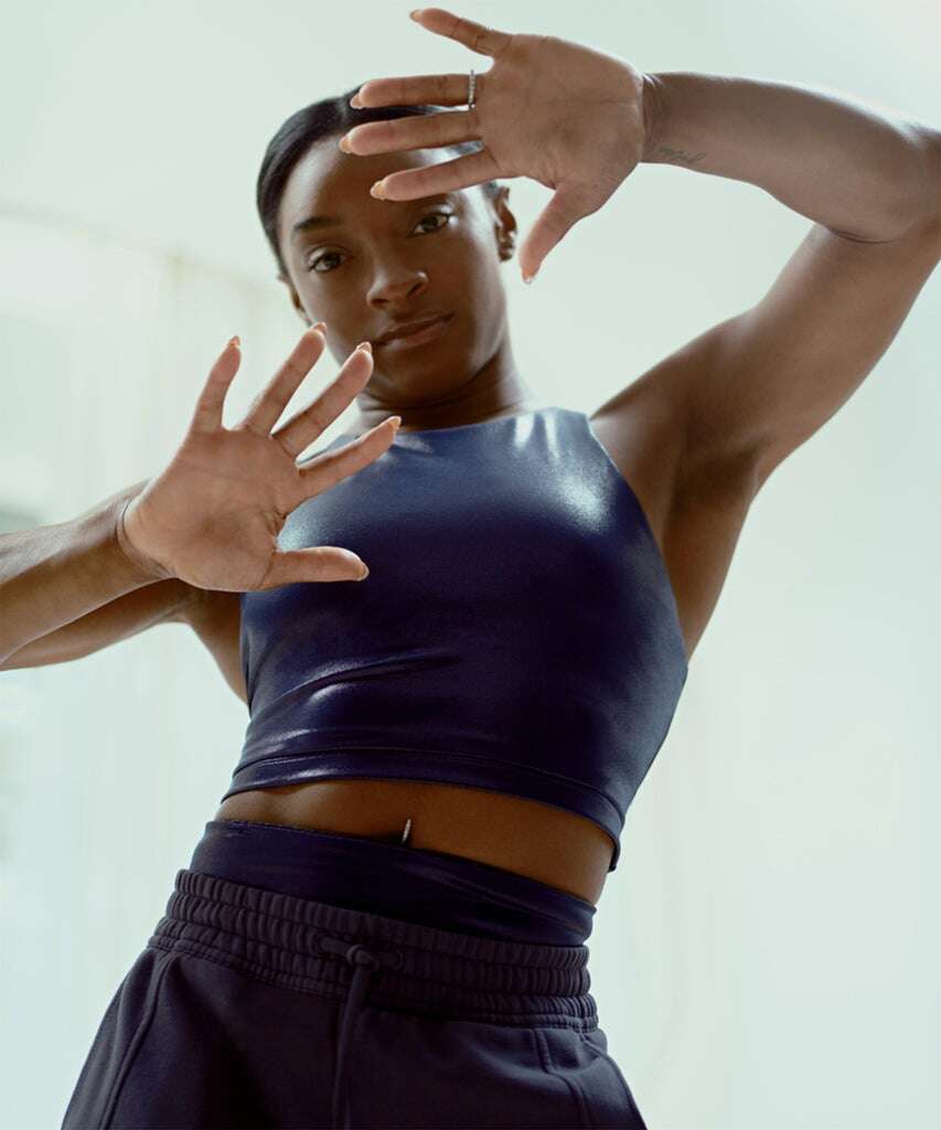 Simone Biles On Her Gold Medal-Worthy Athleta Collab