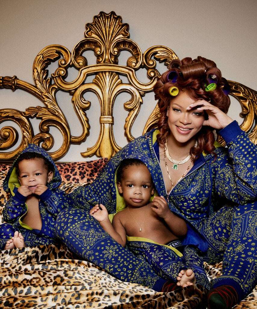 Rihanna & Her Sons Shine Bright In Savage X Fenty Holiday Campaign