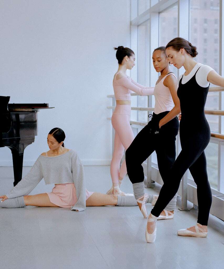 Alo Yoga x American Ballet Theater Collab Features Lace-up Leggings & Leg Warmers