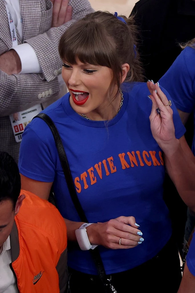 Taylor Swift Just Won Game 4 Courtside—Without Wearing a Knicks Jersey