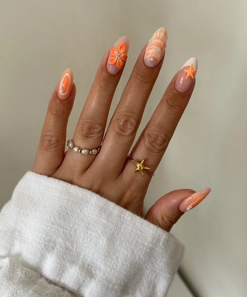 “Beach Nails” Are This Summer’s Most Playful Manicure Trend