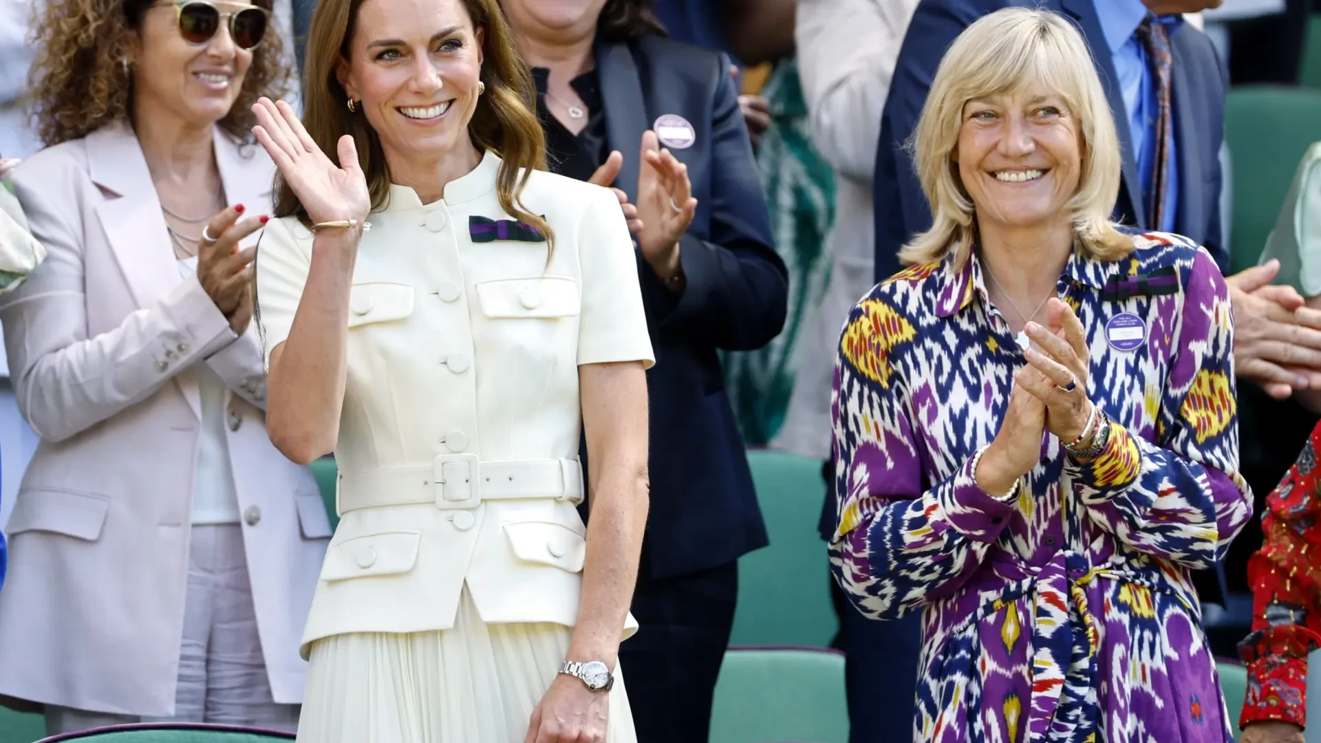 Kate Middleton sorprende al público y reaparece para presenciar la final femenina de Wimbledon