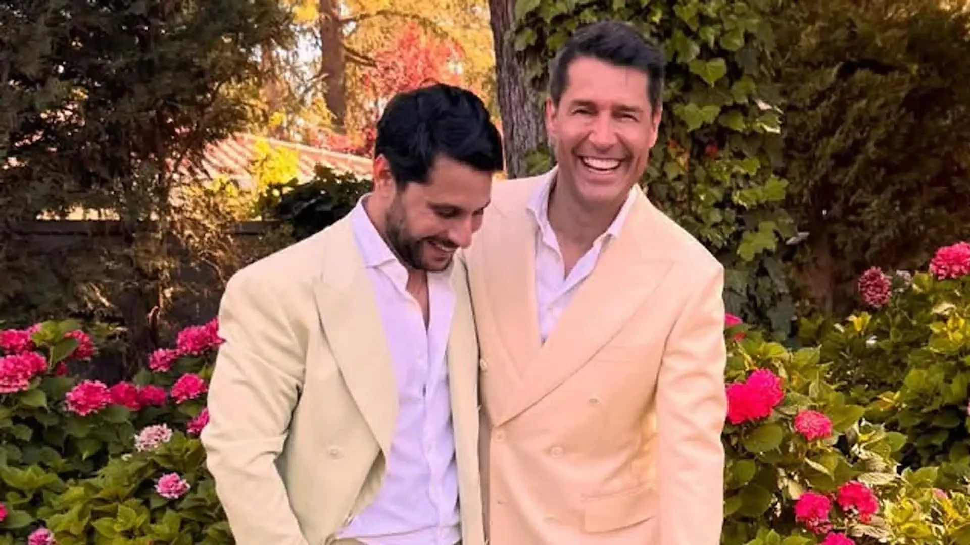 Jaime Cantizano publica la primera foto de su boda con Miguel Golding: 