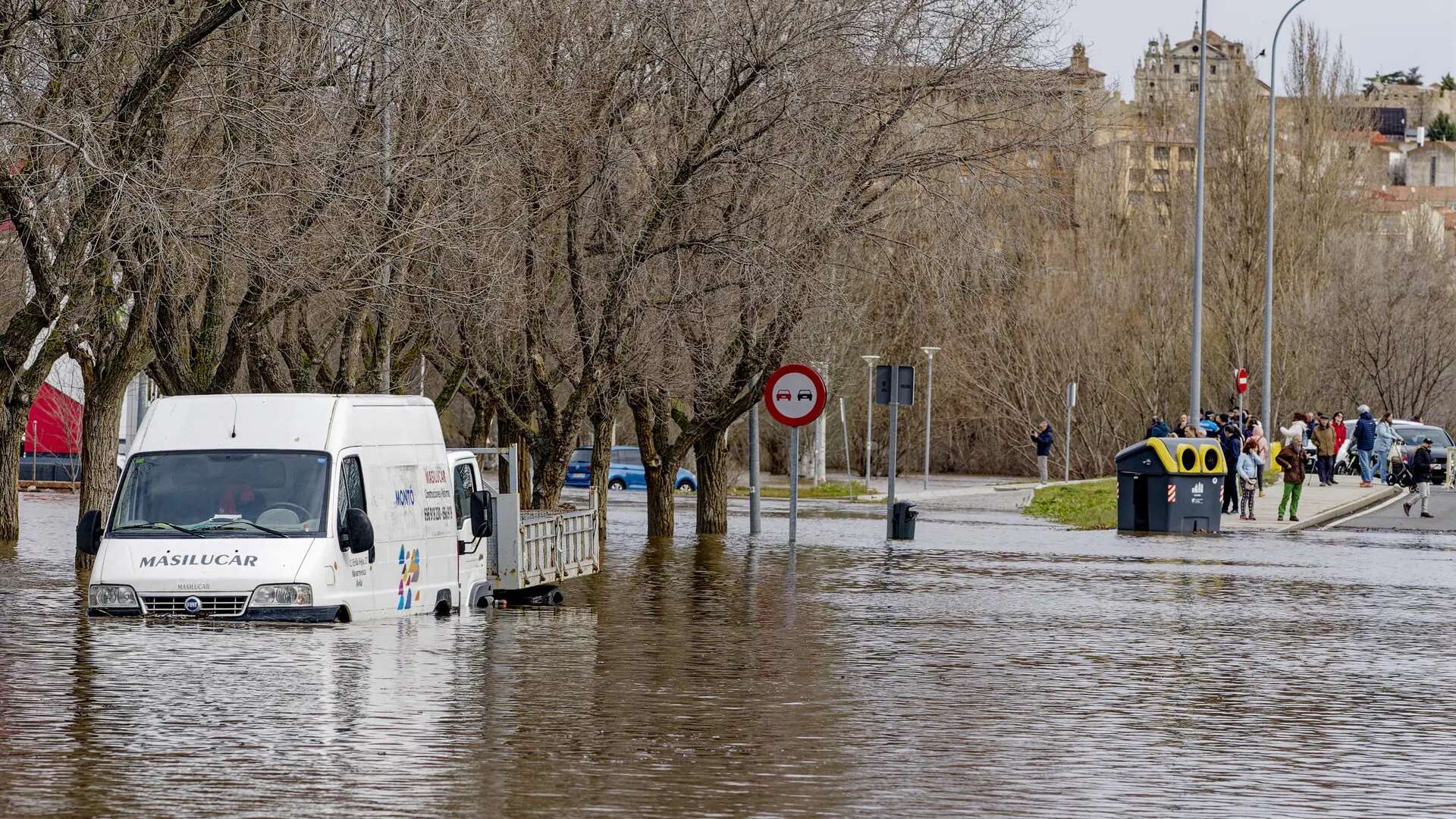 Alerta por el temporal en Castilla y León: emiten el aviso rojo en los ríos Adaja en Ávila y Eresma en Segovia