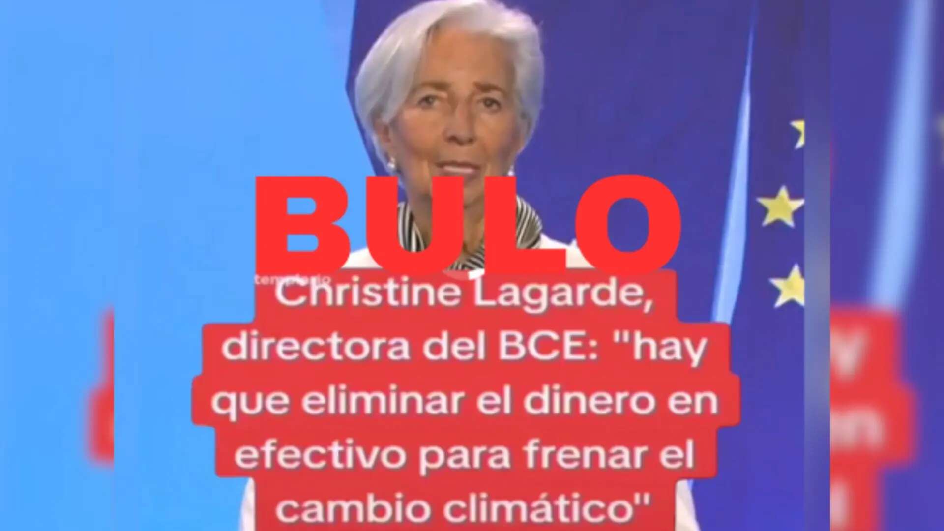 Lagarde no dice en este vídeo que 