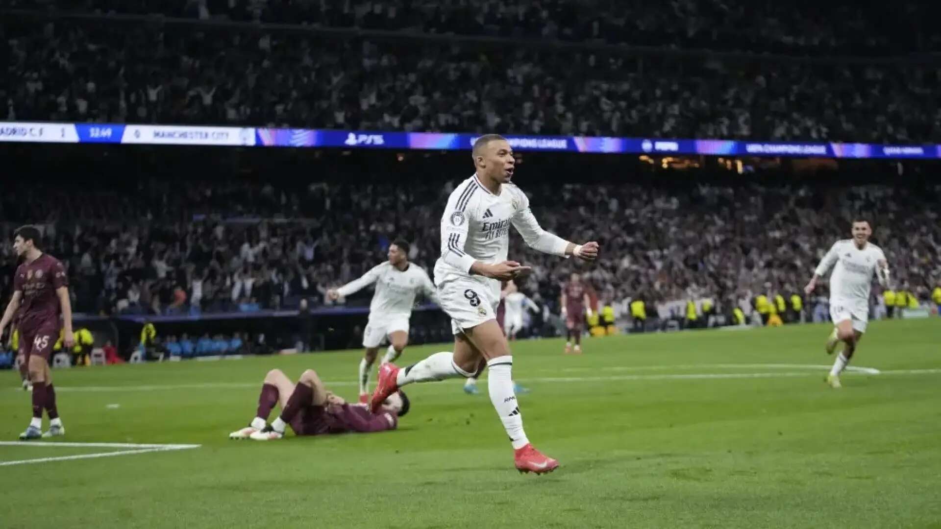 Mbappé vive su primera noche grandiosa en el Bernabéu: 