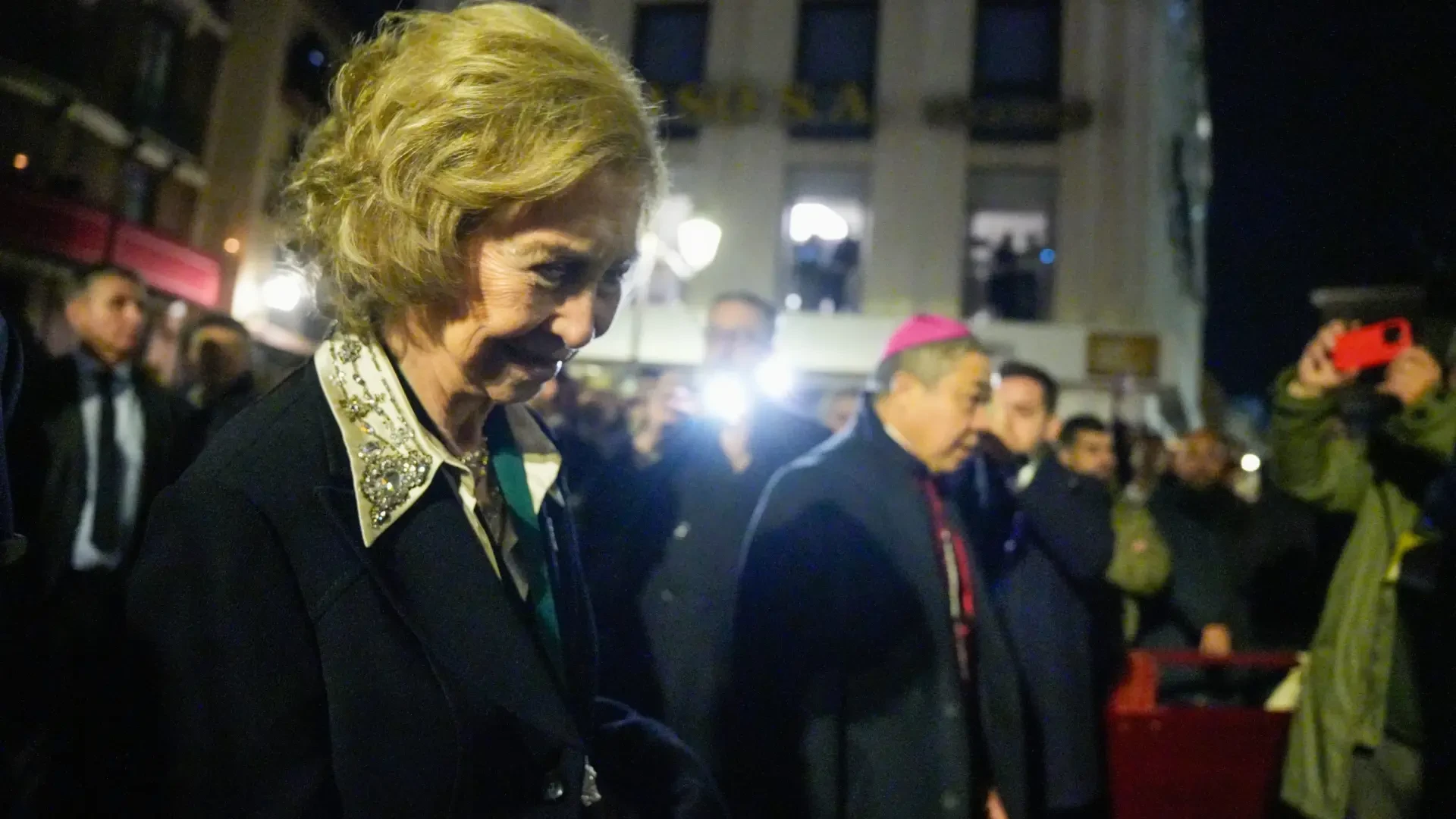 La reina Sofía visita la Semana Santa de Sevilla