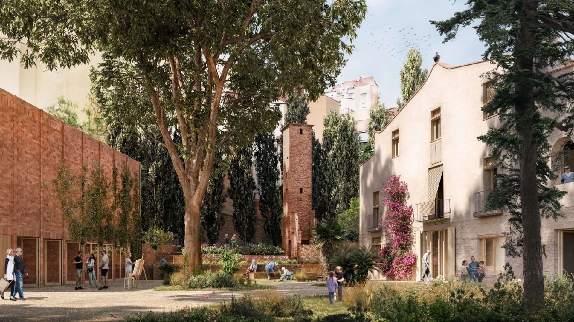 Barcelona rehabilitará la histórica Torre Garcini para ubicar un casal de personas mayores para el barrio del Guinardó