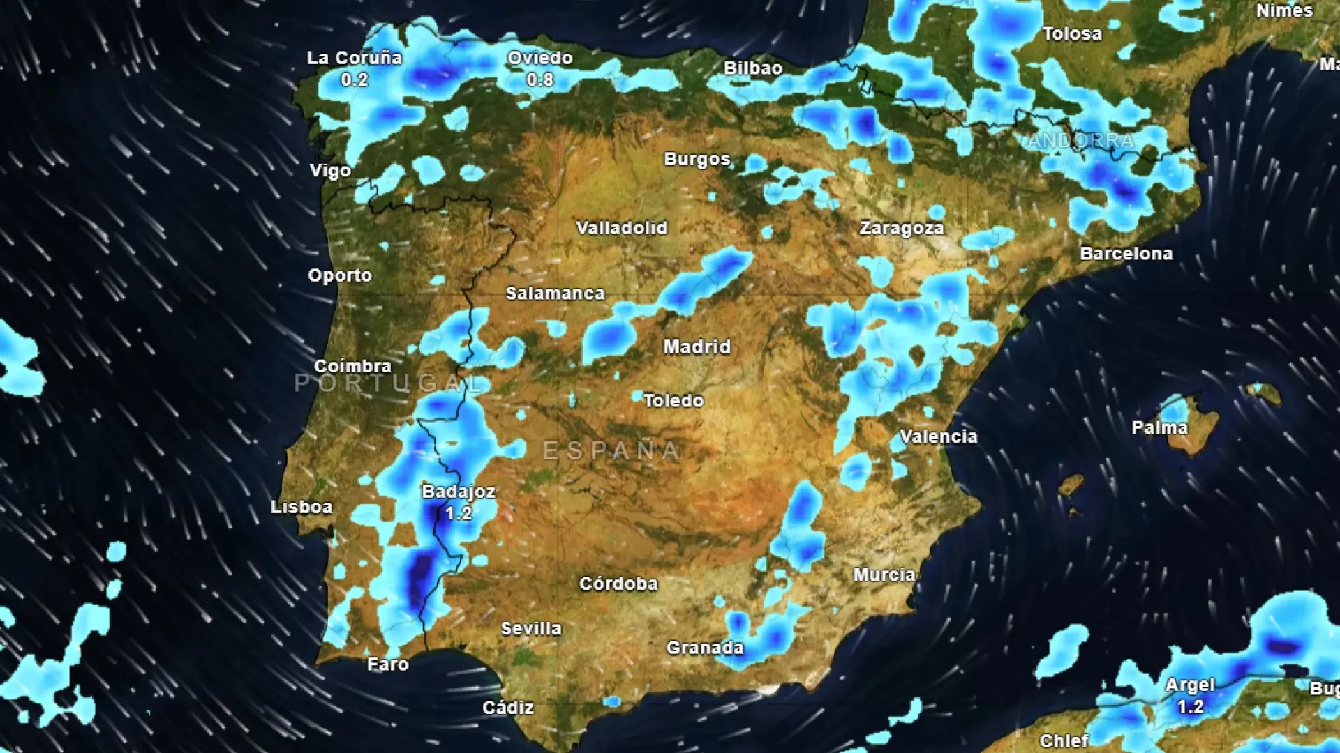 El granizo y las lluvias de hasta 25 litros amenazan a Granada: estas son las zonas en alerta por el temporal
