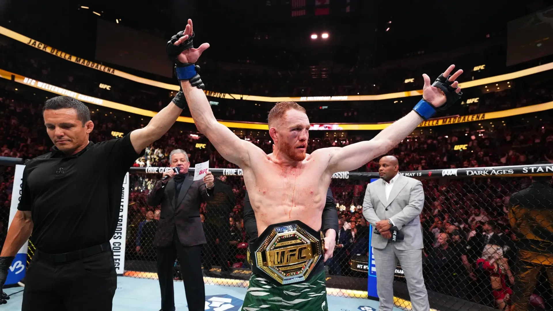 El nuevo campeón del peso wélter, Jack Della Maddalena, desafía a Islam Makhachev: 