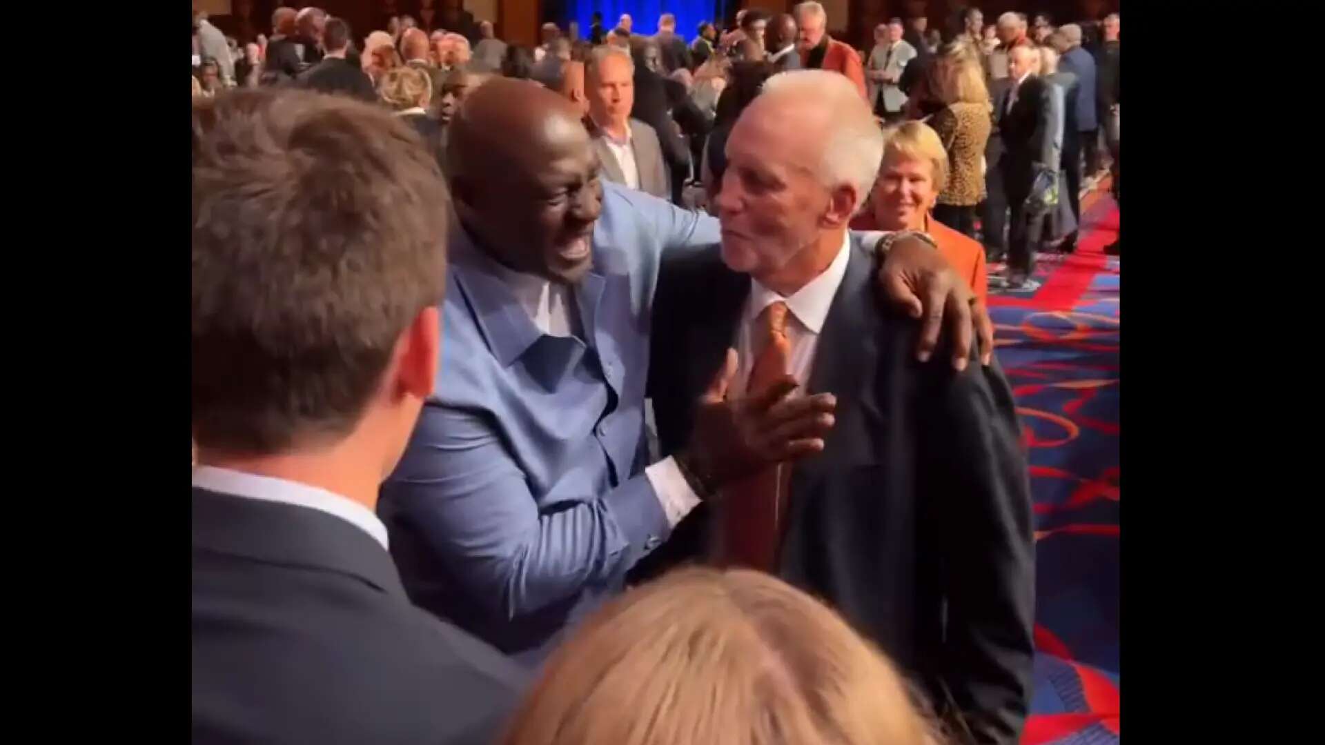 Michael Jordan se reencuentra con su Doug Collins: 