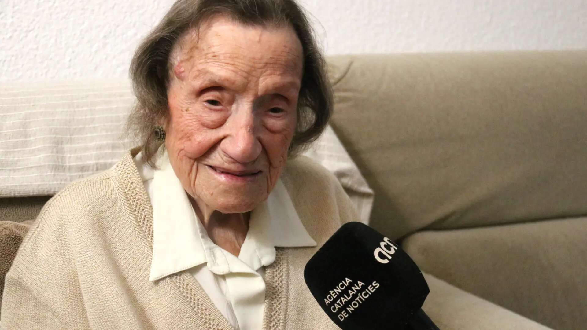 La mujer más mayor de Cataluña cumple 112 años: 