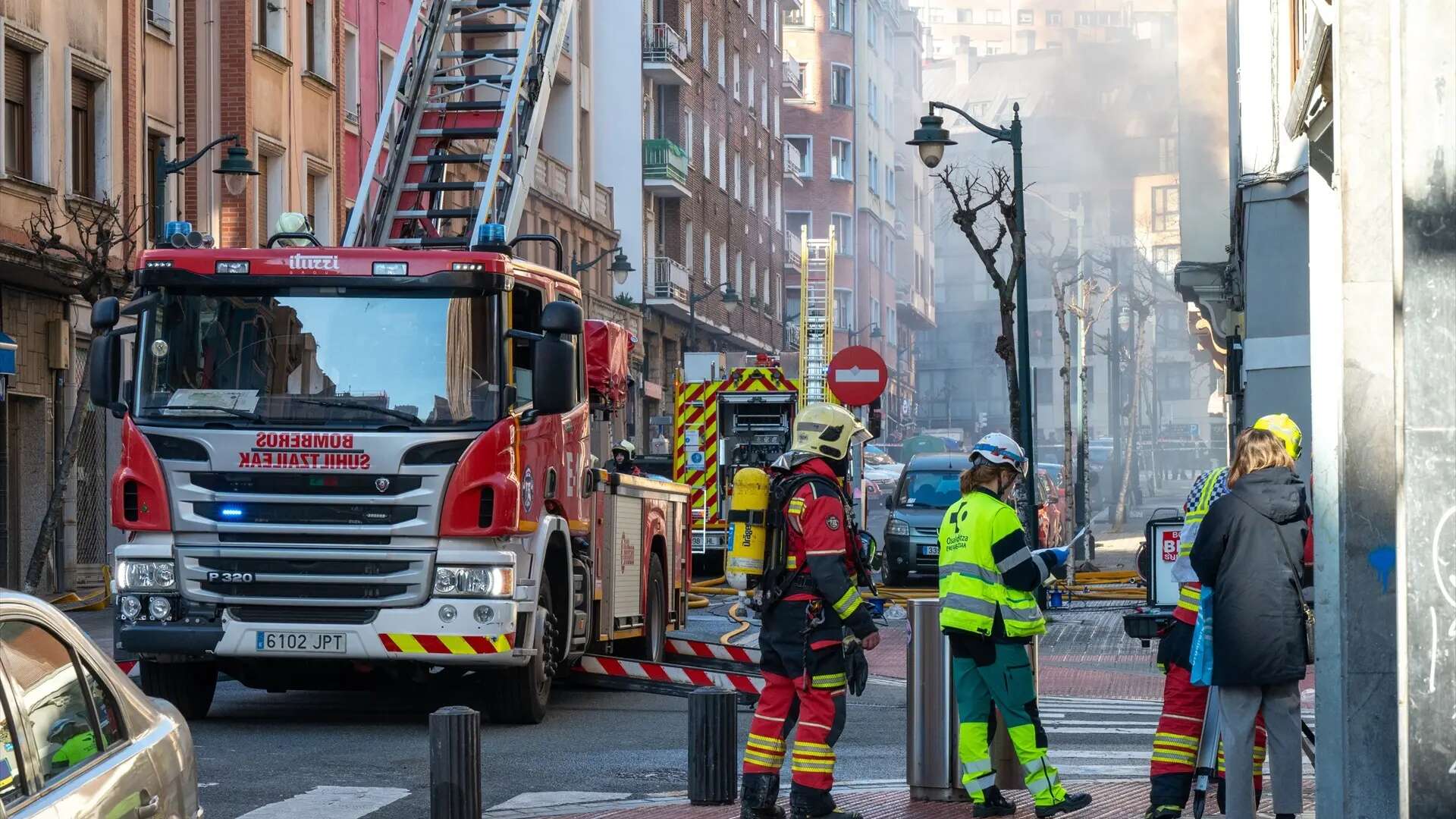 Edwin, el héroe del incendio en un edificio de Bilbao: 