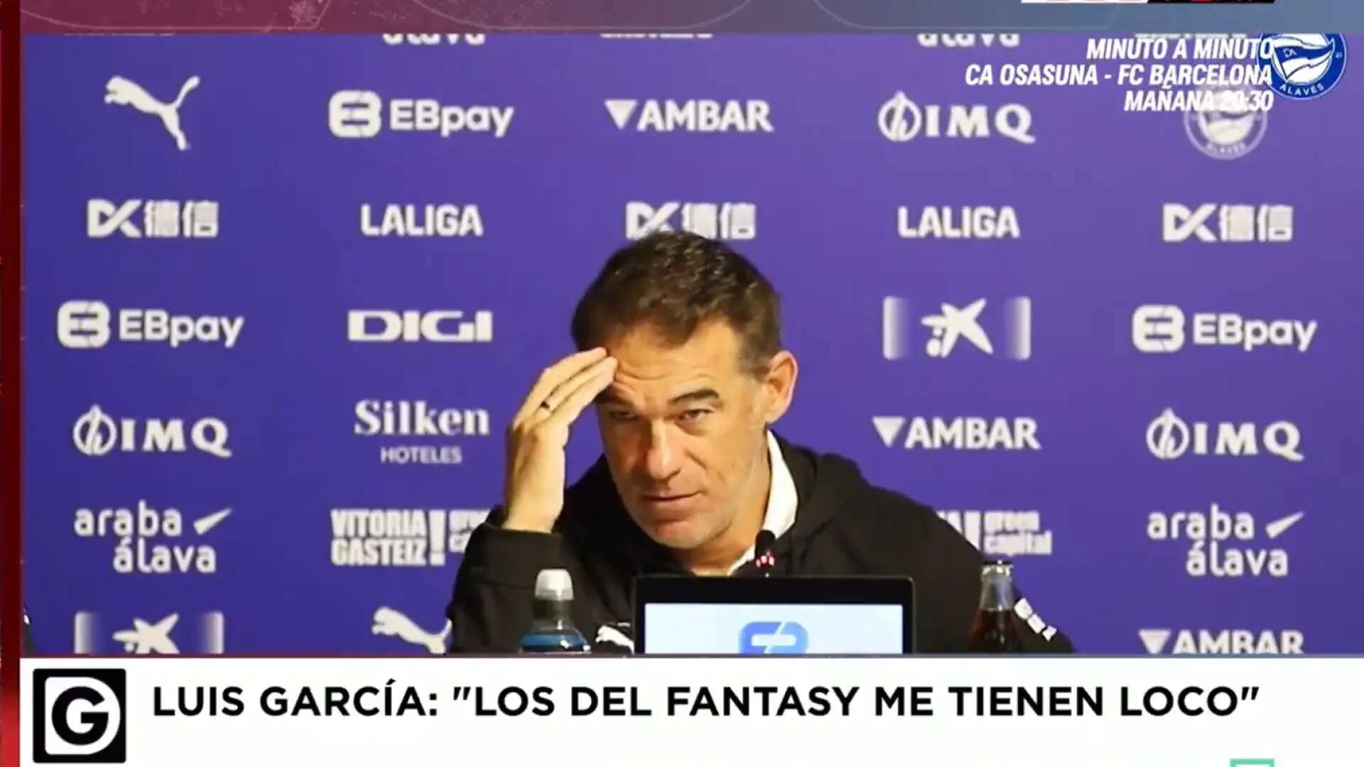 Luis García alucina con la locura por la liga Fantasy: 