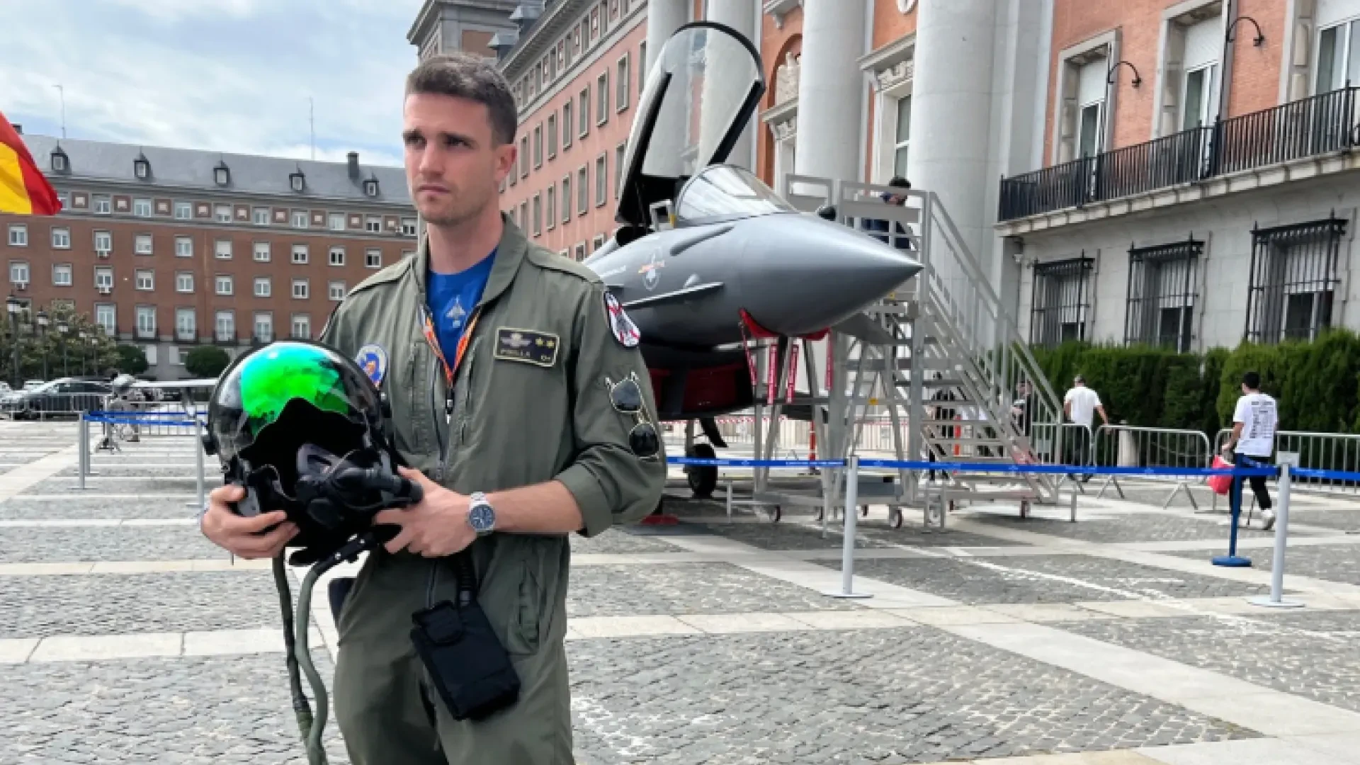 El Ejército del Aire pone a disposición de los ciudadanos un Eurofighter: 