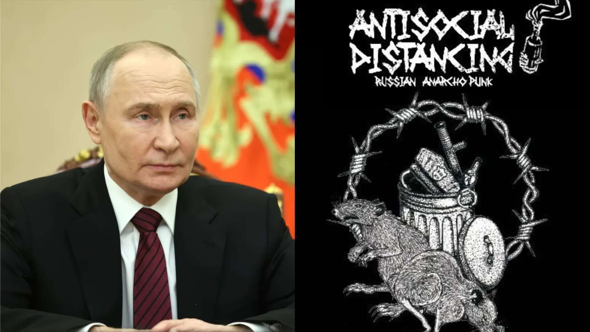 Putin declara extremista al grupo punk Antisocial Distancing