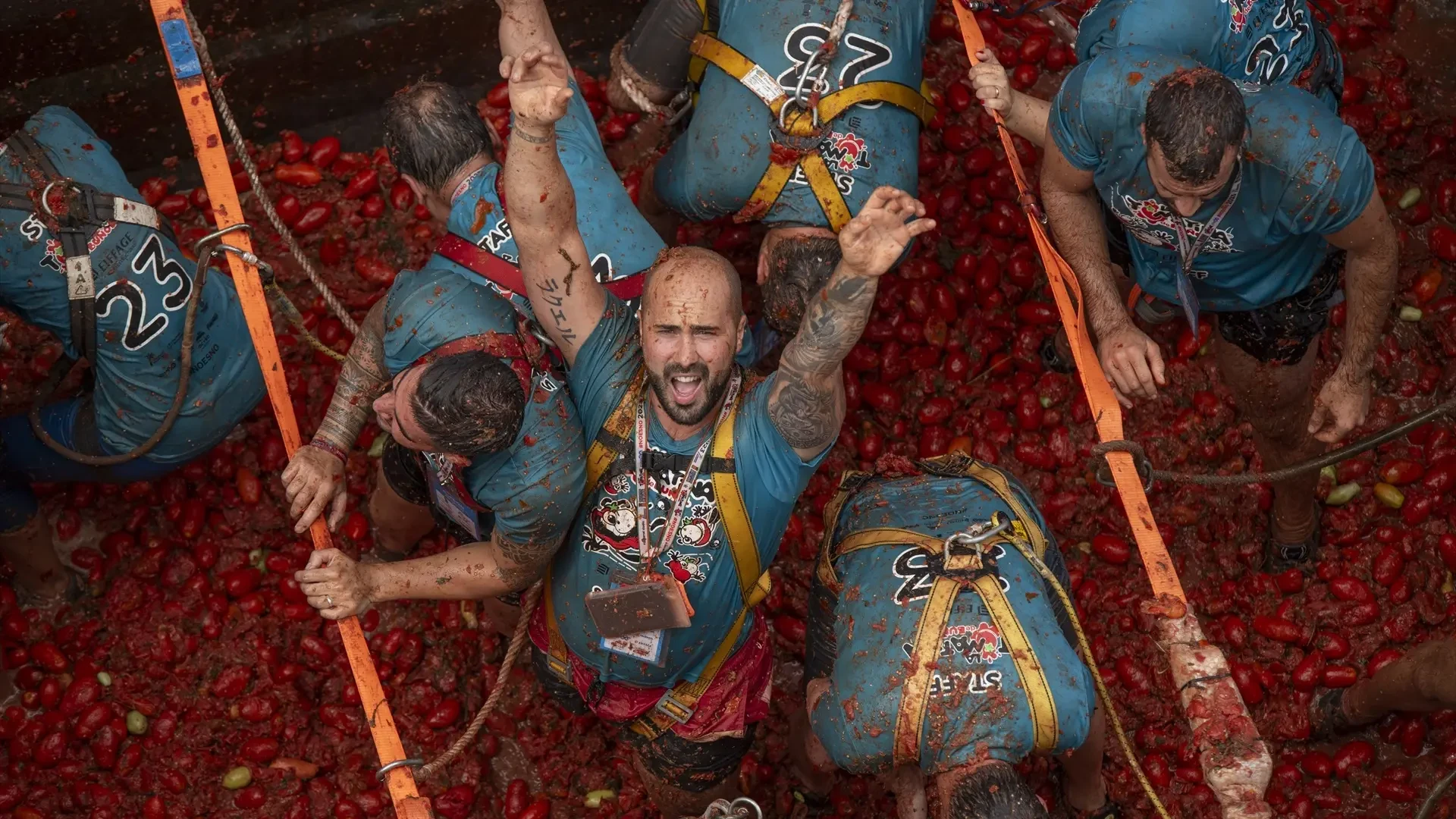 Una mascota modernizada y pase VIP para subir a un camión a tirar tomates: la Tomatina de Buñuel renueva su imagen
