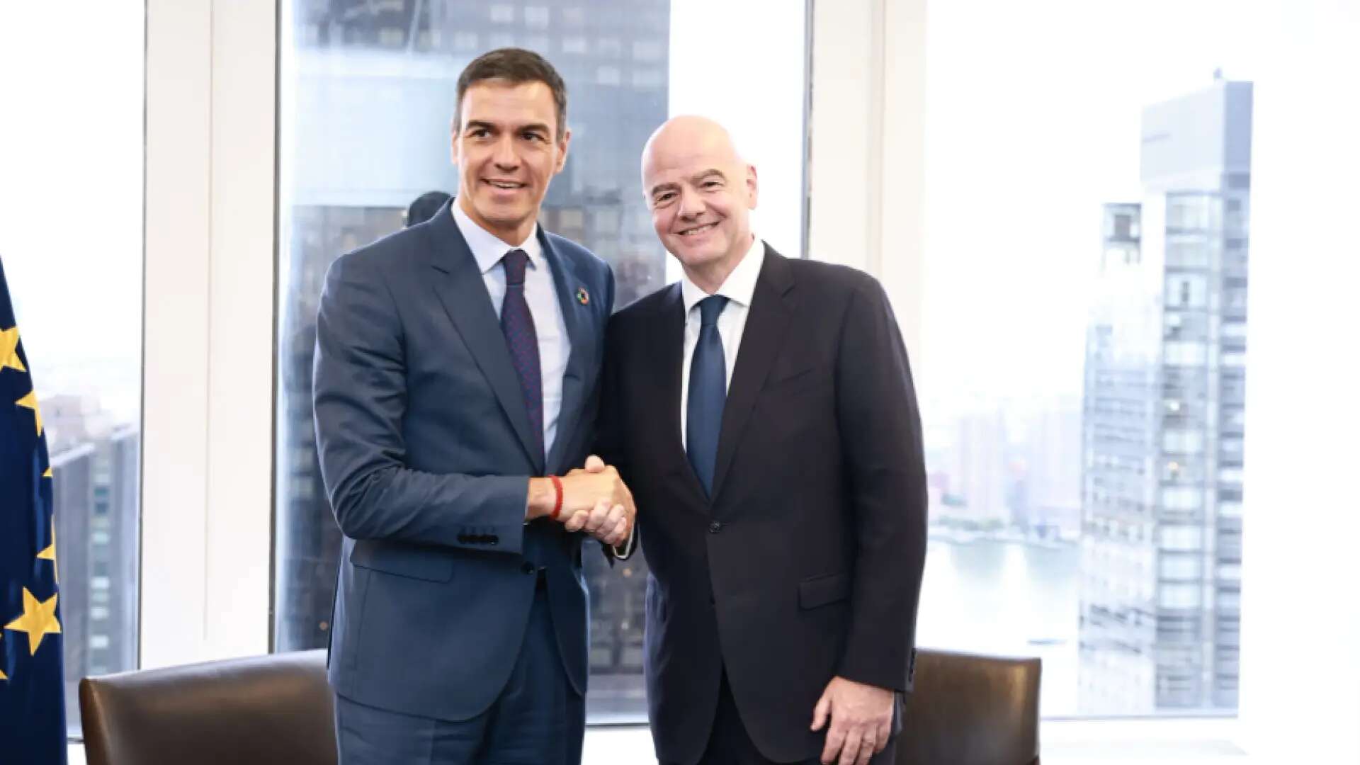 Reunión entre Infantino y Pedro Sánchez con el Mundial 2030 sobre la mesa: 