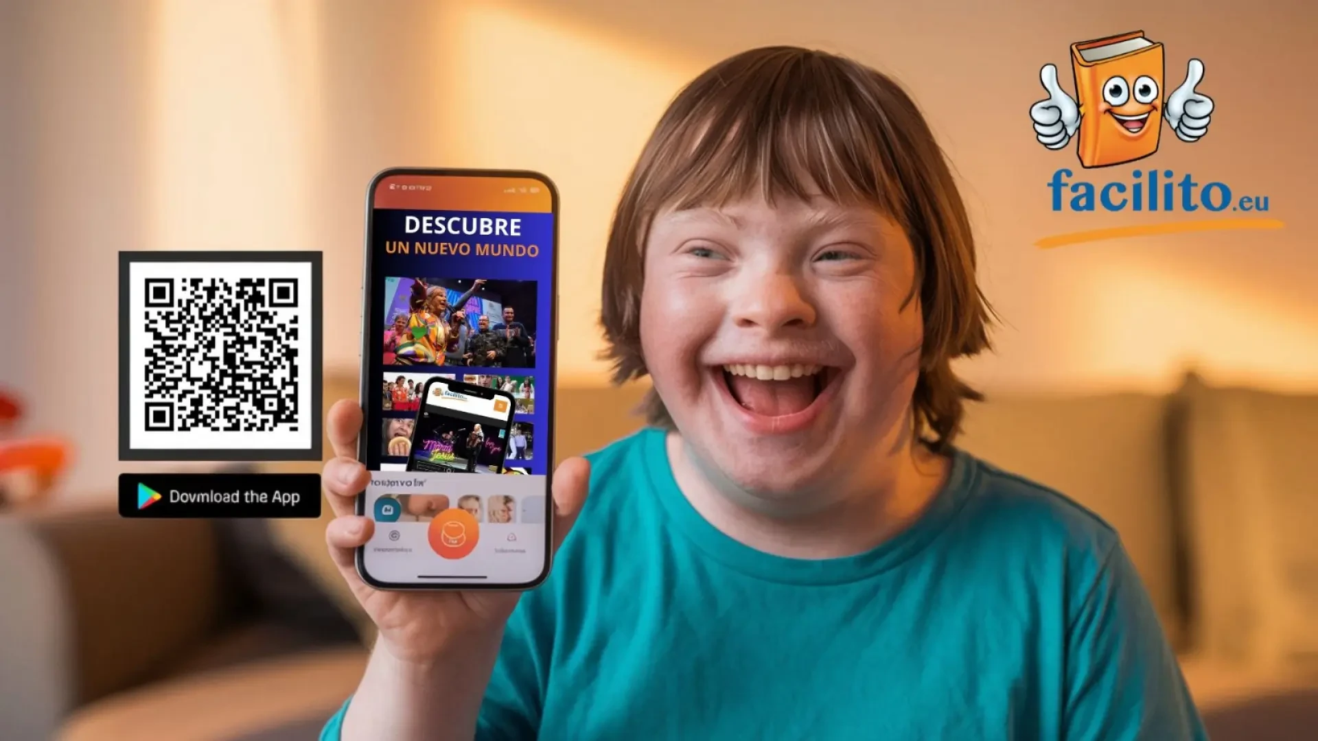 Facilito TV lanza una app con contenidos creados por y para personas con discapacidad intelectual