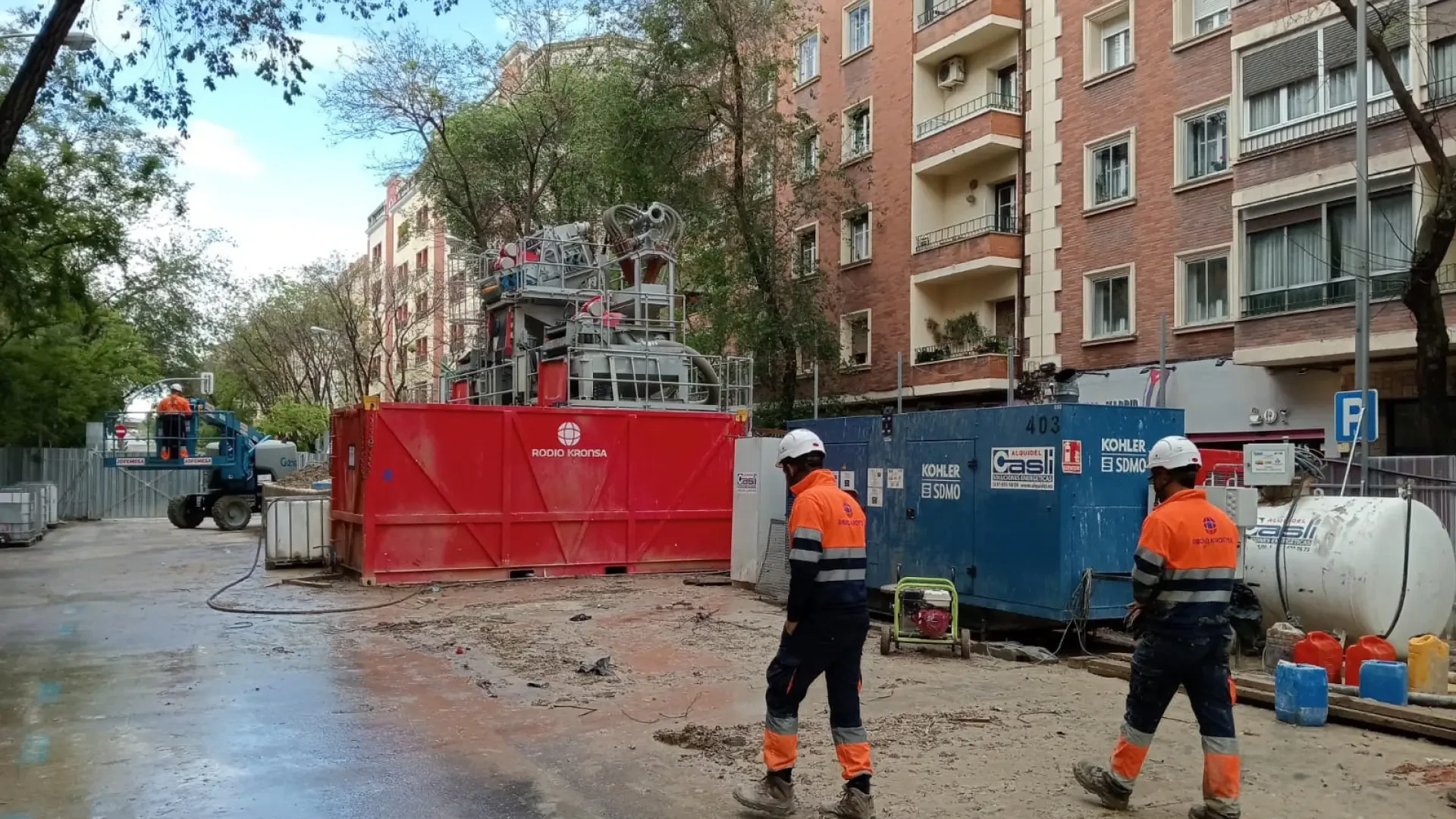 Cuenta atrás para la reapertura al tráfico del paseo de las Delicias: las máquinas de la L11 ya se están retirando