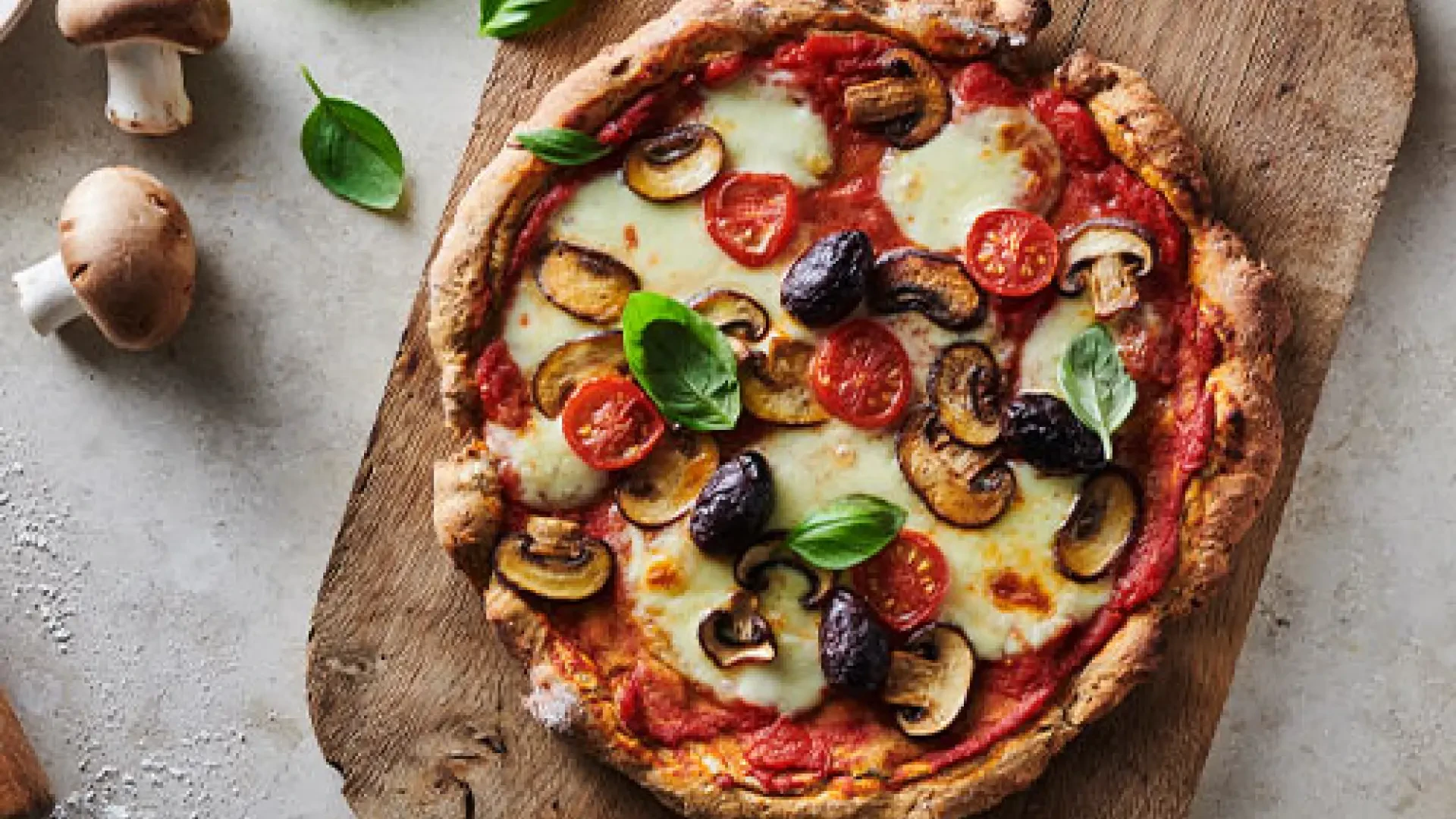 La pizza sin harina ni levadura que prepara el nutricionista Néstor Perdomo: 
