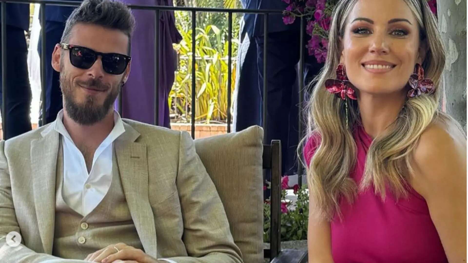 Edurne felicita a David de Gea con su álbum de fotos más familiar