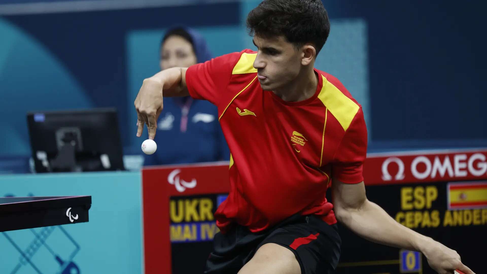 Ander Cepas cae ante el favorito y se cuelga el bronce en la clase 9 de tenis de mesa en París