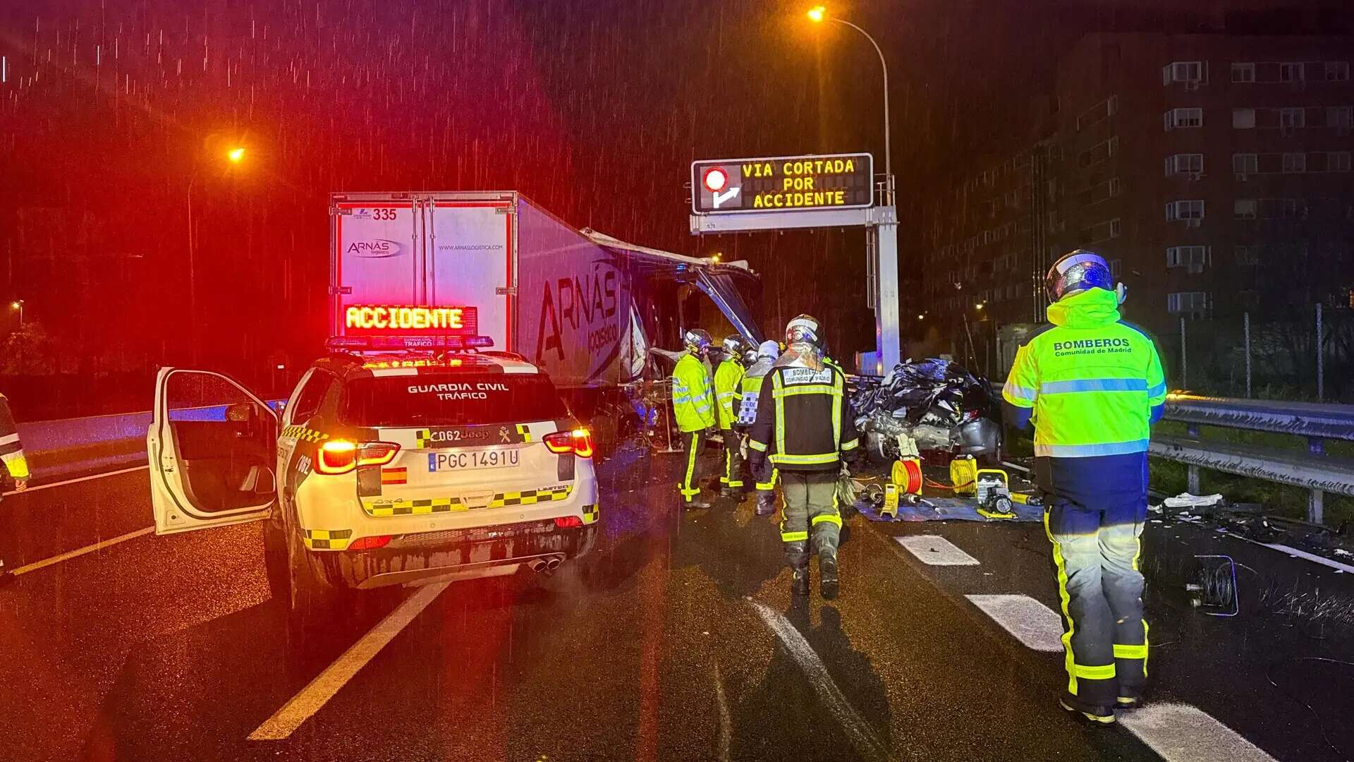 Mueren dos personas en dos accidentes diferentes en el mismo punto de la A-4 en Valdemoro