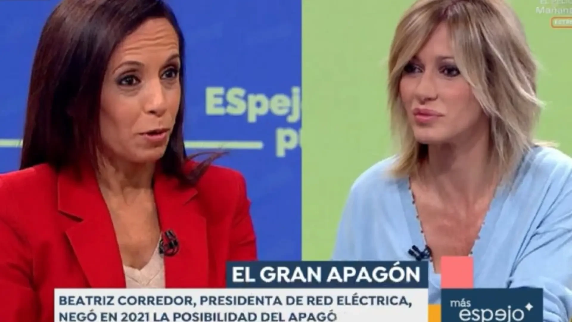 La presidenta de REE le dijo a Susanna Griso hace cuatro años que era imposible un apagón total en España