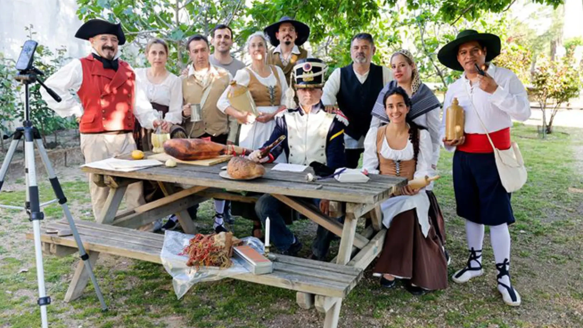 Los voluntarios, listos para combatir al francés: 