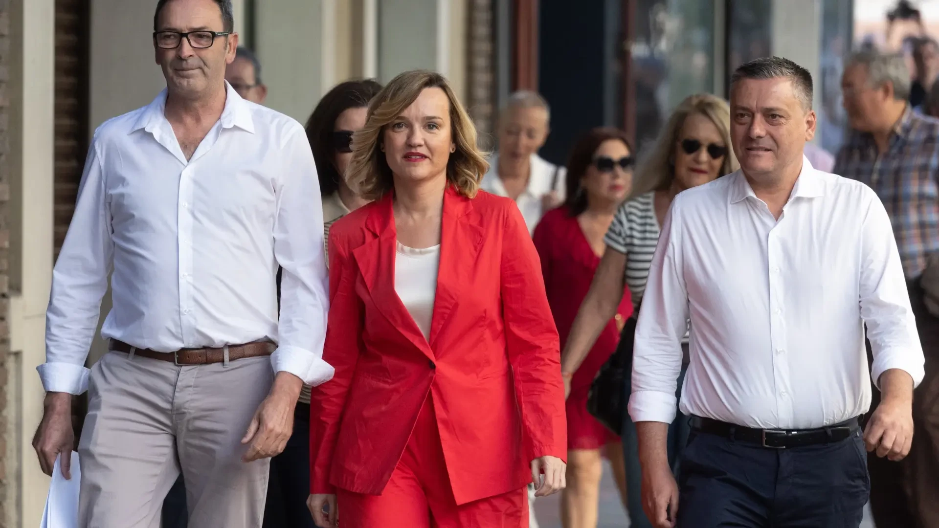Pilar Alegría matiza sus palabras tras defender a Salazar a la entrada al Comité del PSOE: 