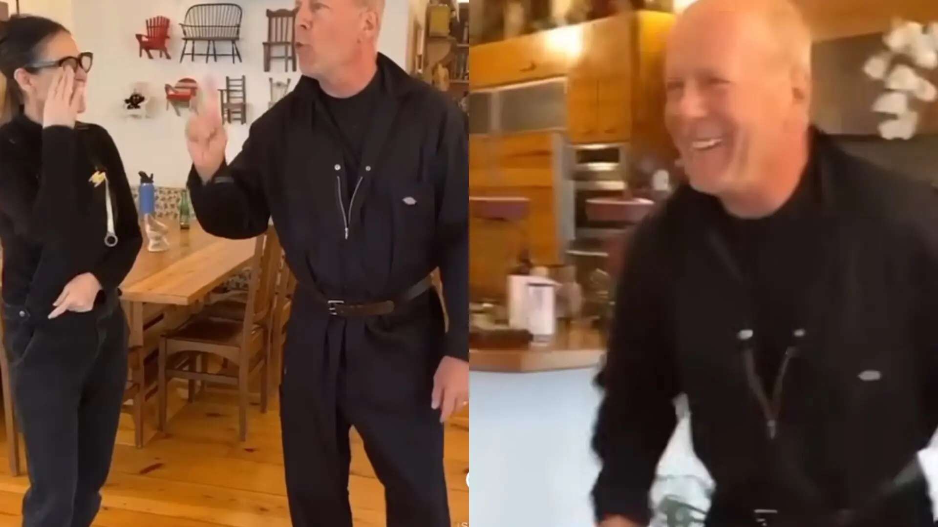 Rummer, la hija de Bruce Willis, comparte un divertido vídeo de su padre con Demi Moore