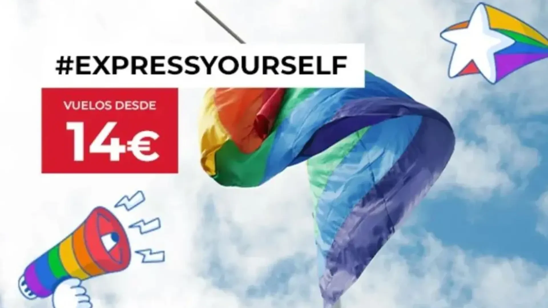 Iberia Express lanza una campaña para viajar de Canarias a Madrid y celebrar el Orgullo: vuelos desde 14 euros