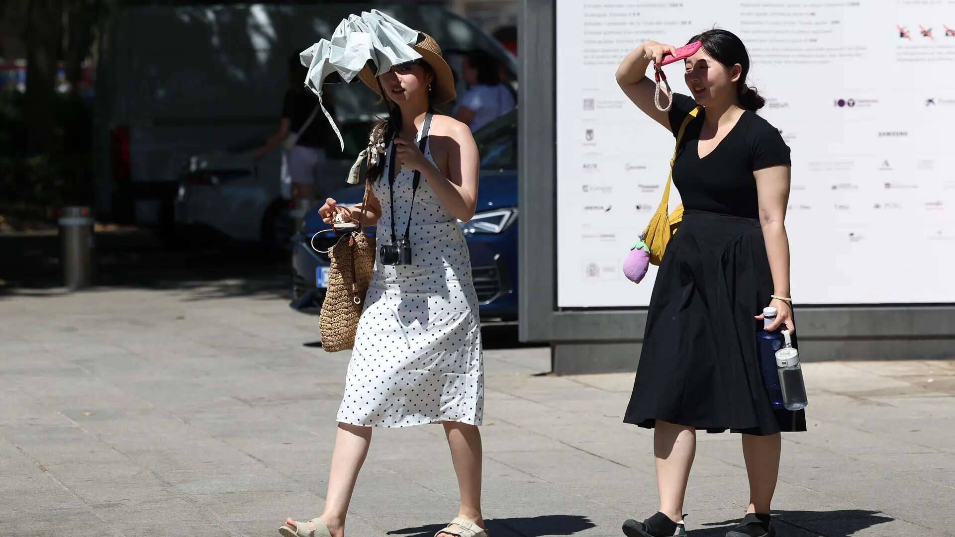 Madrid mantiene el nivel de alto riesgo por máximas de hasta 39,1º C este viernes... y subirán aún más el domingo