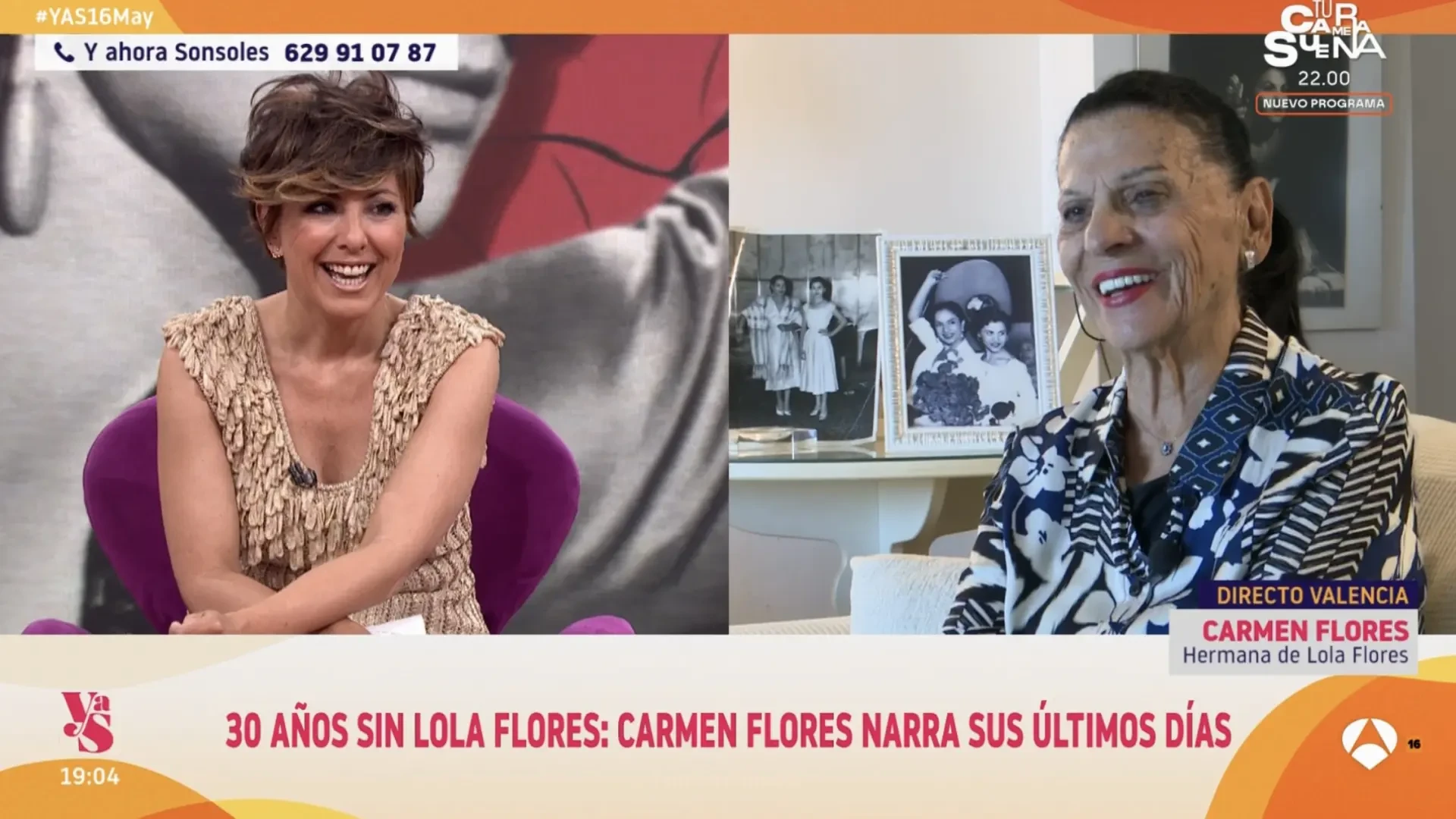 Carmen Flores recuerda a 'La Faraona' 30 años después de su muerte: 