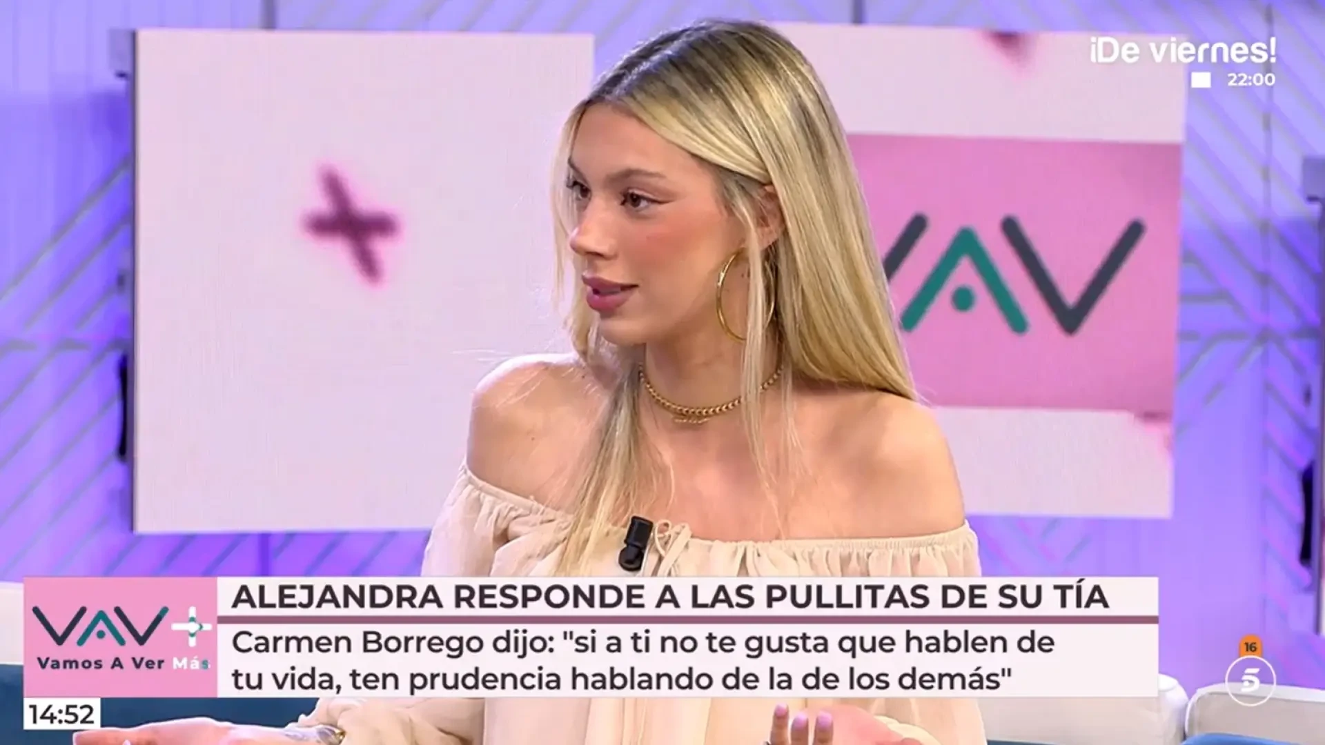 Alejandra Rubio, sobre el regreso de Terelu Campos a 'Supervivientes': 