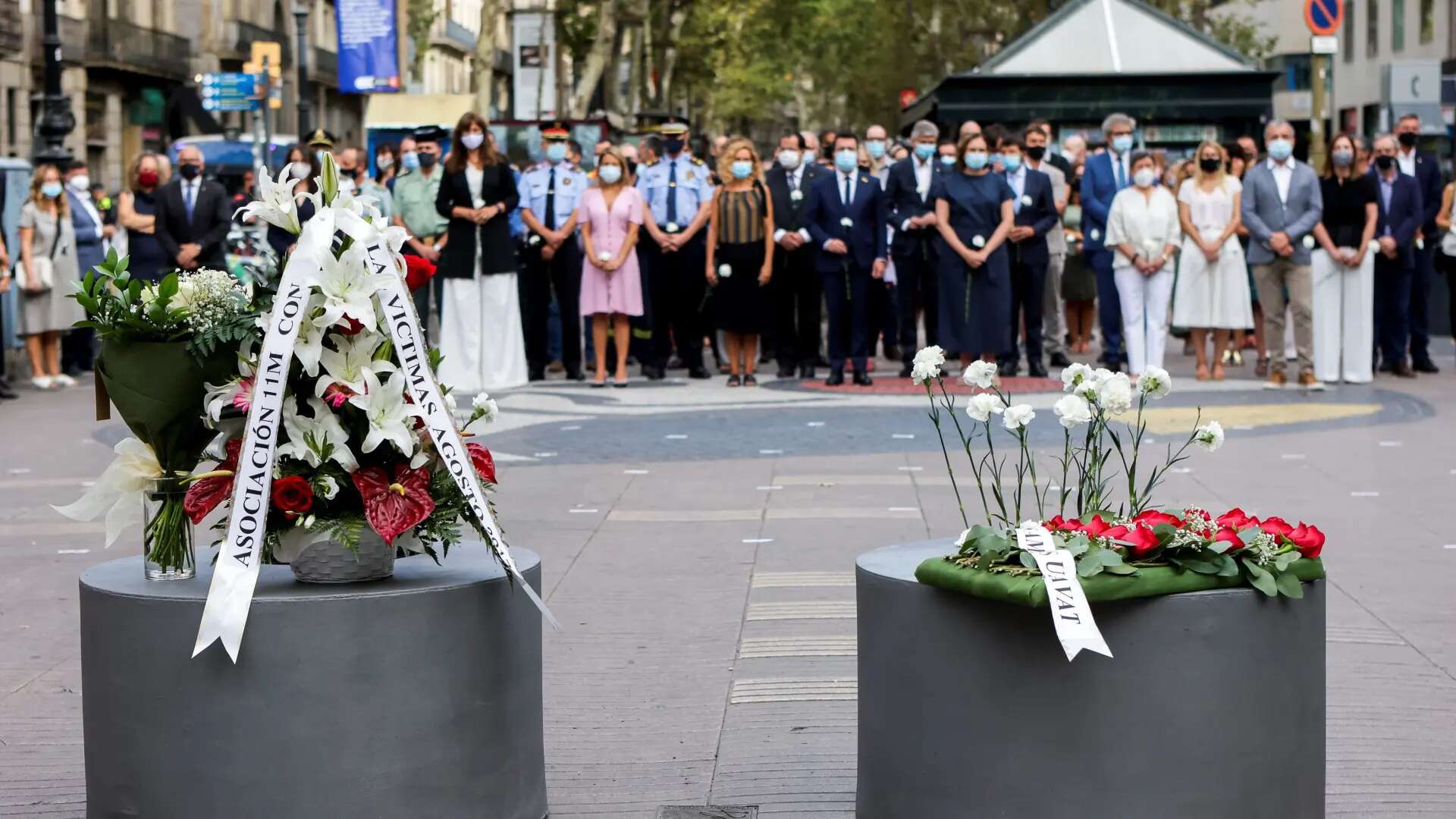 Víctimas del 17-A y de ETA, en contra de que se vincule Tsunami y terrorismo: 