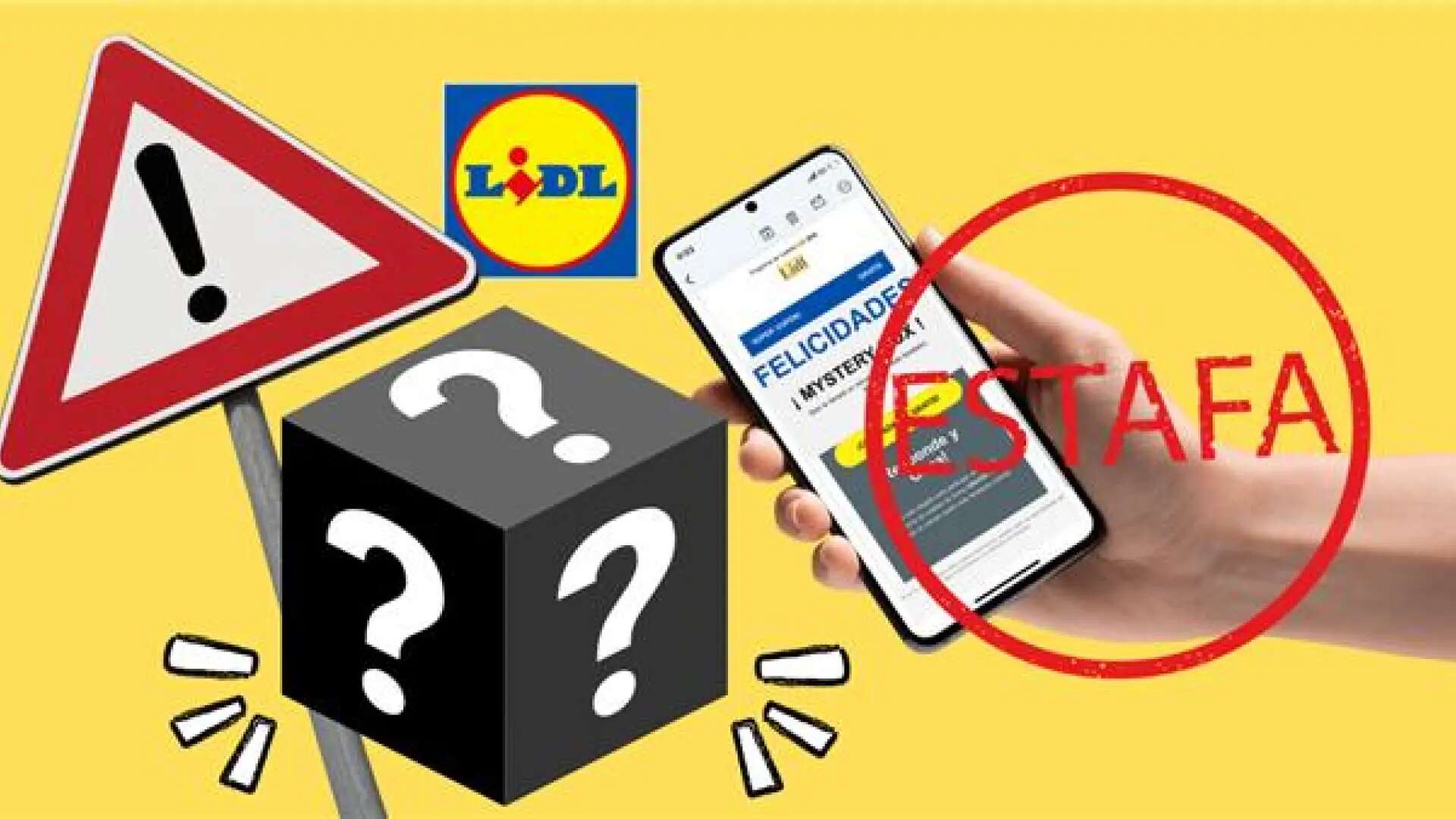 Cuidado, Lidl no regala una caja misteriosa por contestar una encuesta