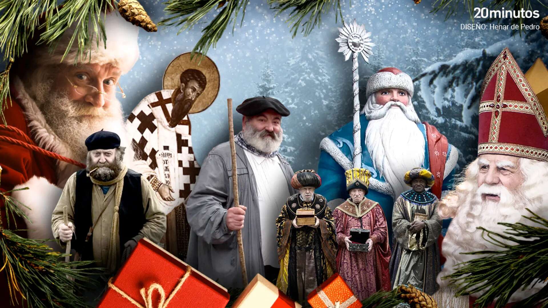 Papá Noel, Agios Vasilis, San Nicolás... qué tradición existe tras los personajes que traen los regalos cada 24 de diciembre