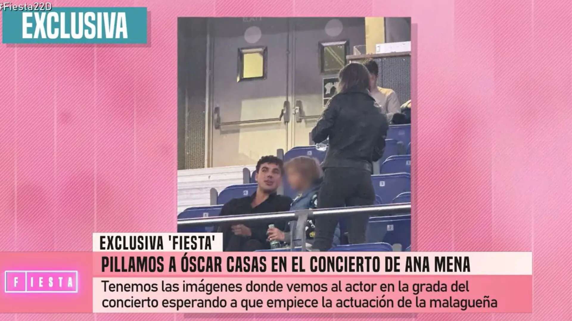 Óscar Casas, 'cazado' apoyando a Ana Mena en el hito más importante de su carrera tras sus fotos juntos