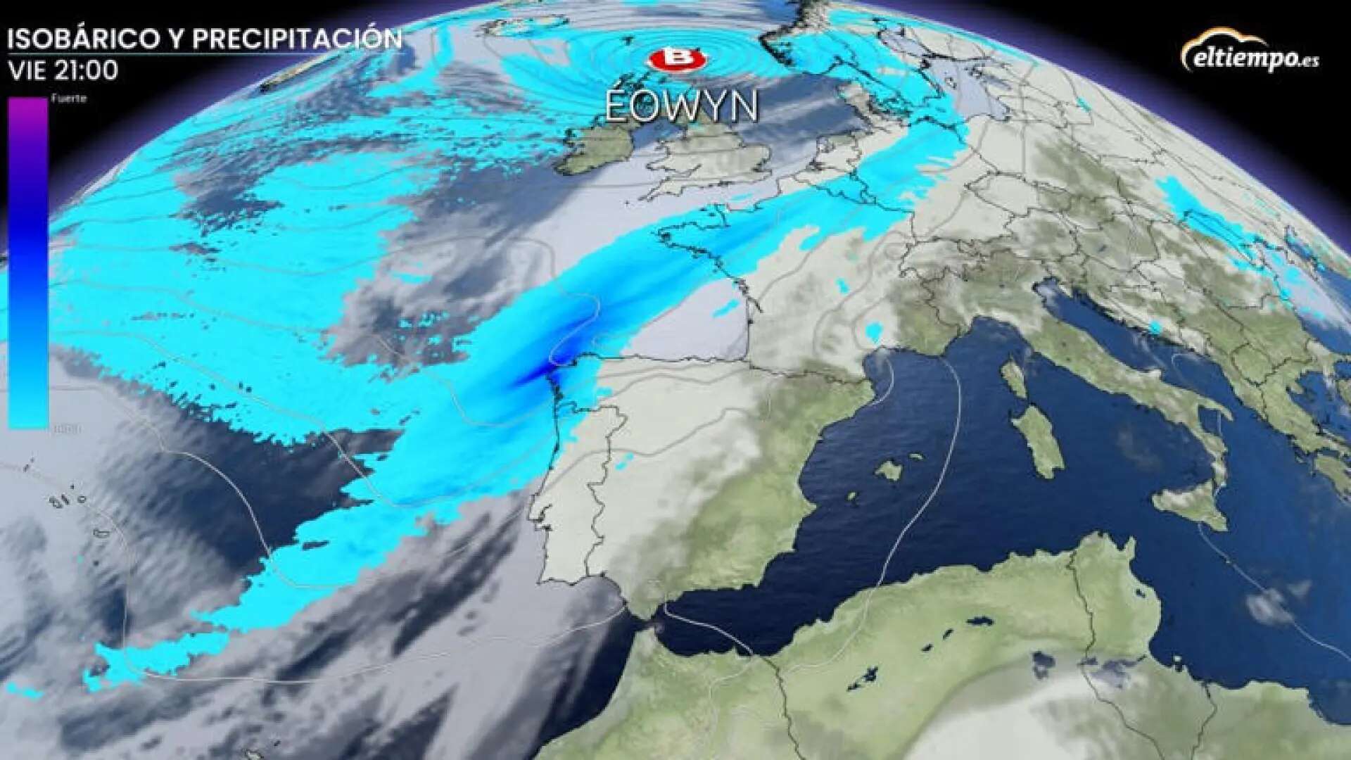 La borrasca Éowyn sucede a Garoé y llegará el viernes con una 