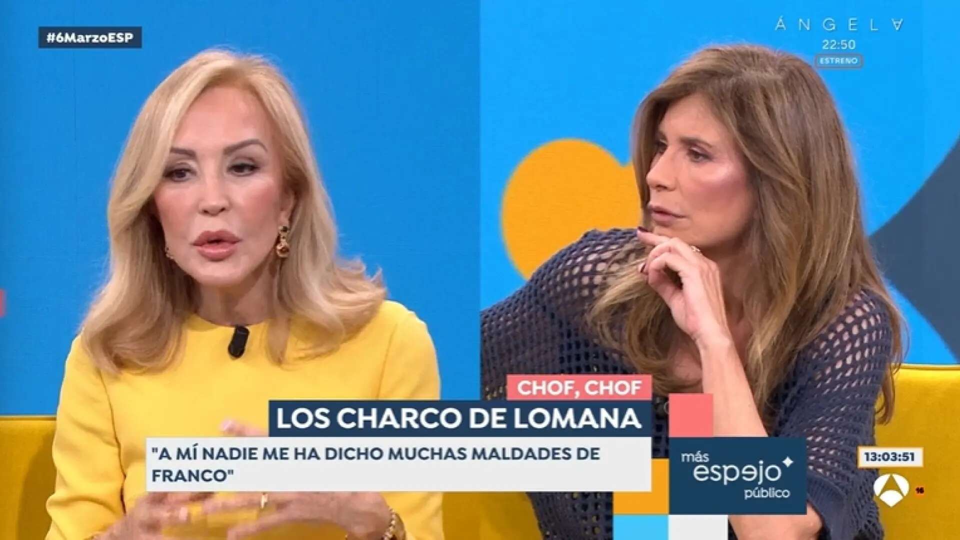 Gema López, contra Carmen Lomana: 