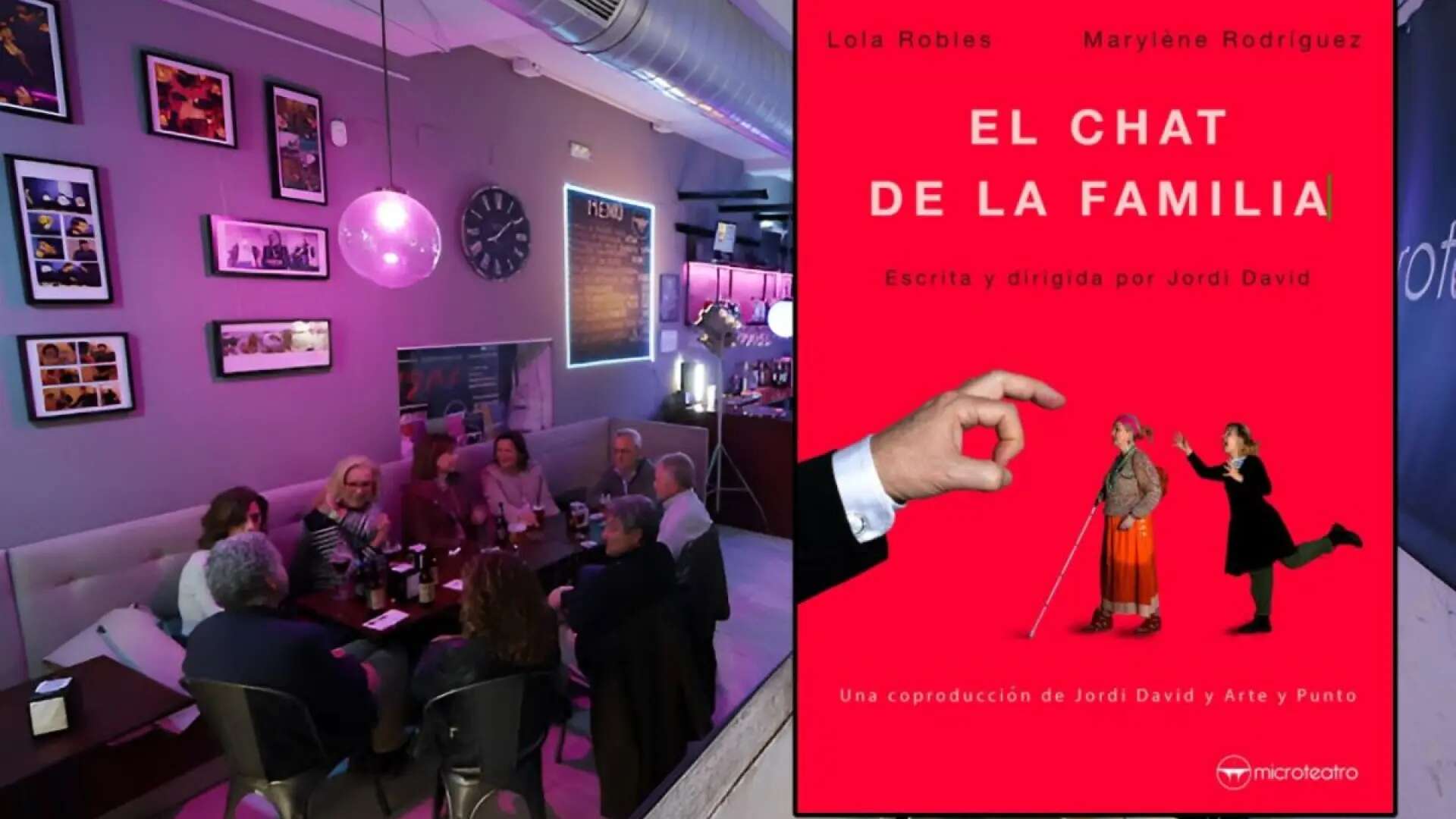 Se estrena en Madrid 'El Chat de la Familia', una obra teatral sobre la exclusión de una madre ciega y su hija trans