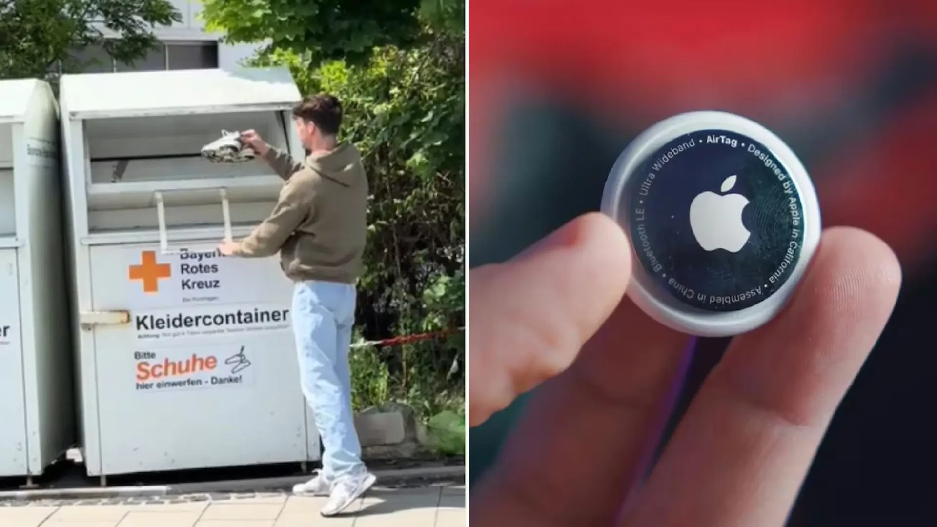 Gracias a un AirTag y un iPhone, este influencer ha descubierto dónde acabó su donación a Cruz Roja